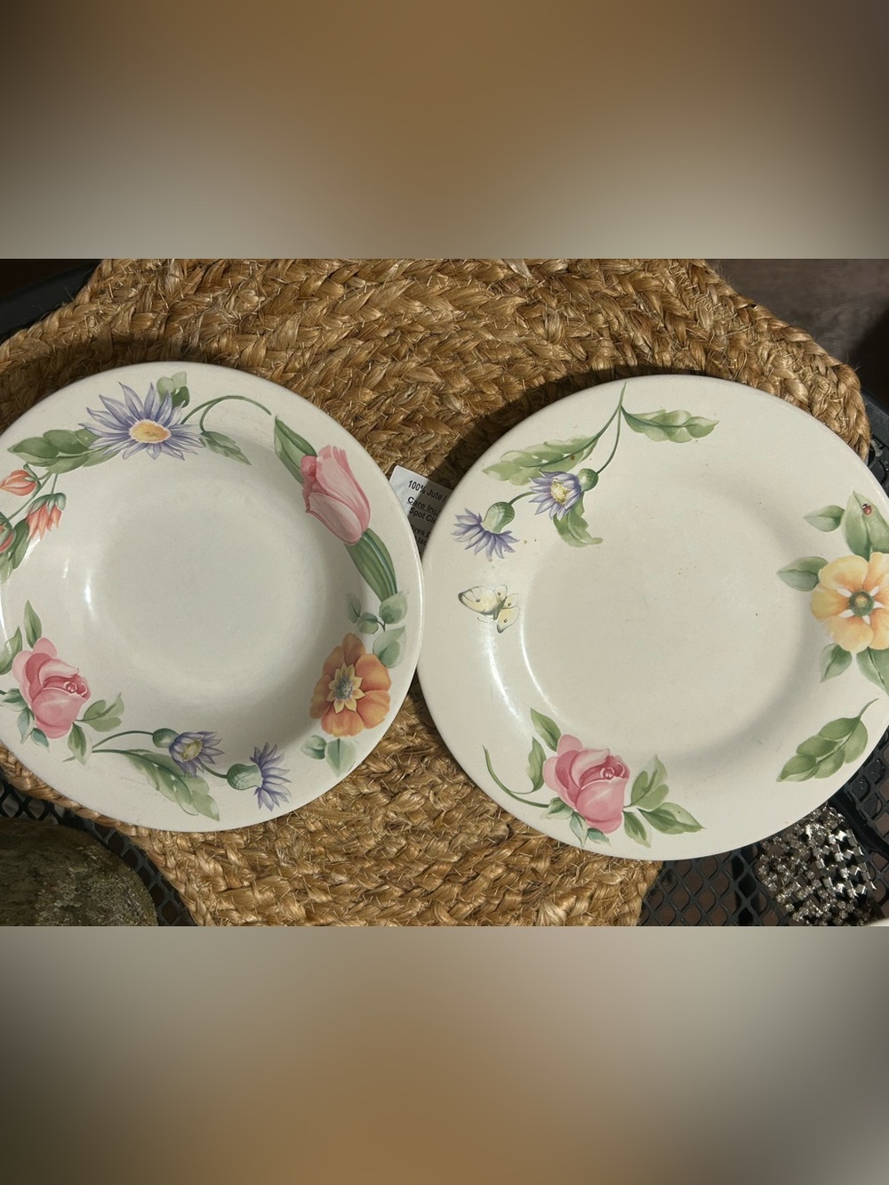 1989-90 Pfaltzgraff  salad  bread plate. 4 full sets being sold. Vintage